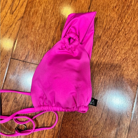 SoLuna Swim Hot Pink High Waisted Bikini Set M - Picture 4 of 5